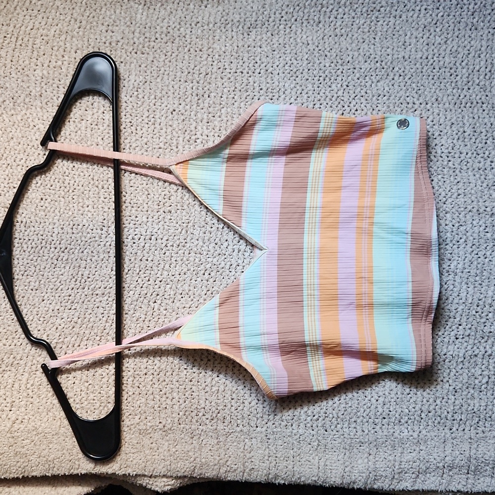 Roxy Striped Crop Top Size S